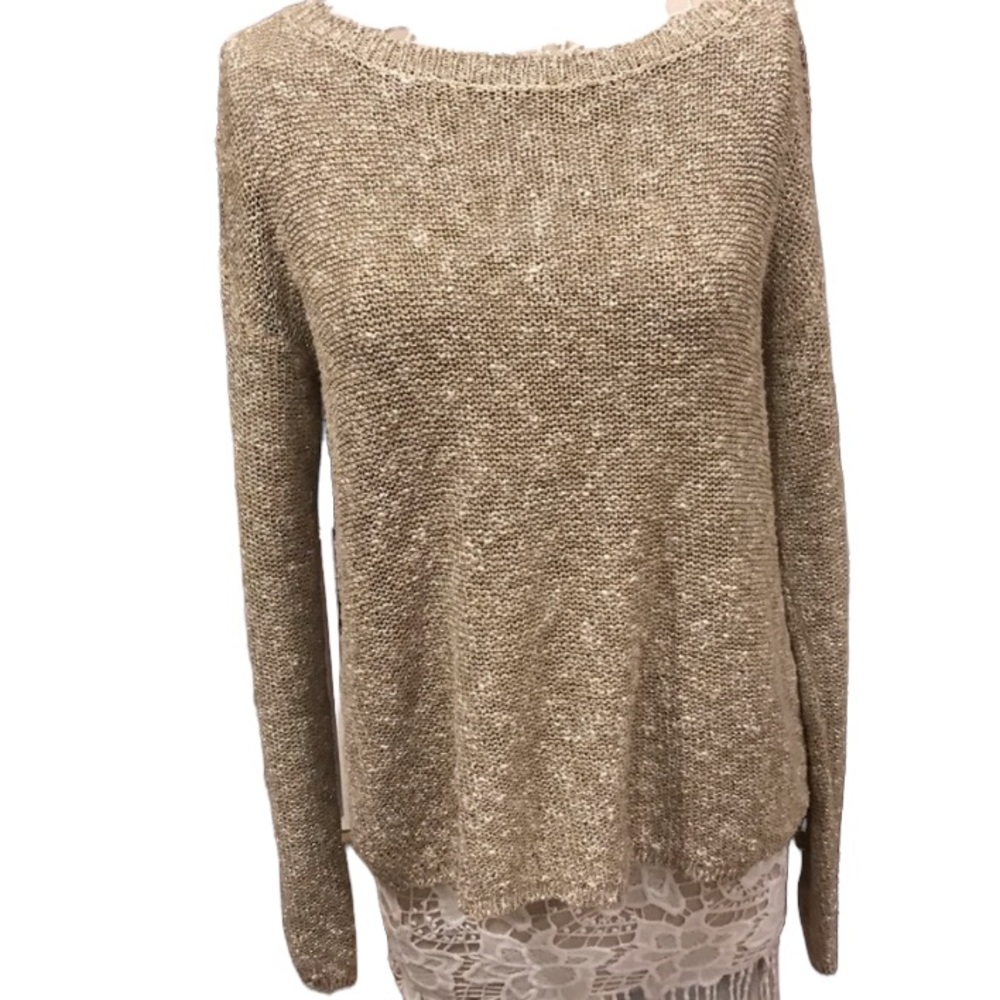 Alice + Olivia sequin sweater sz L